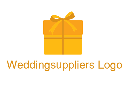 present box with bow on top icon