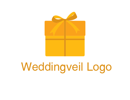 present box with bow on top icon