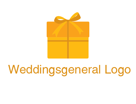 present box with bow on top icon