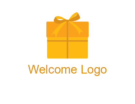 present box with bow on top icon