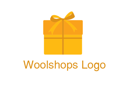 present box with bow on top icon