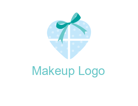 heart gift with bow logo