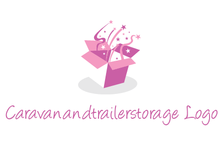 confetti gift box icon