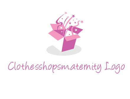 confetti gift box icon
