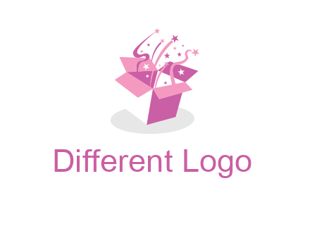 confetti gift box icon