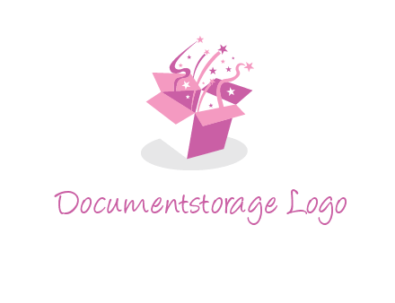 confetti gift box icon