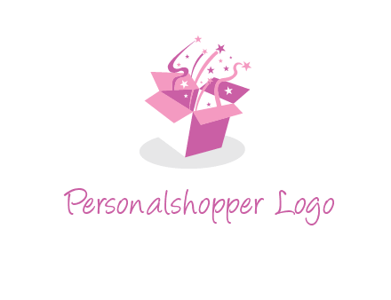 confetti gift box icon