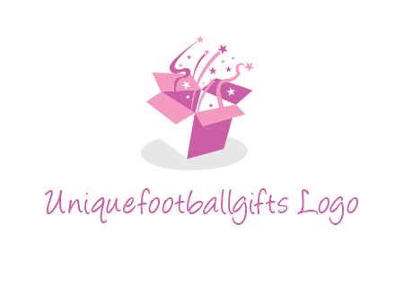 confetti gift box icon