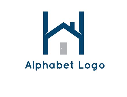 letter h house logo