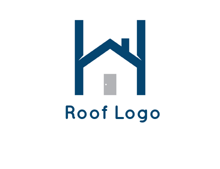 letter h house logo