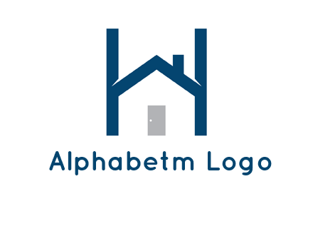 letter h house logo