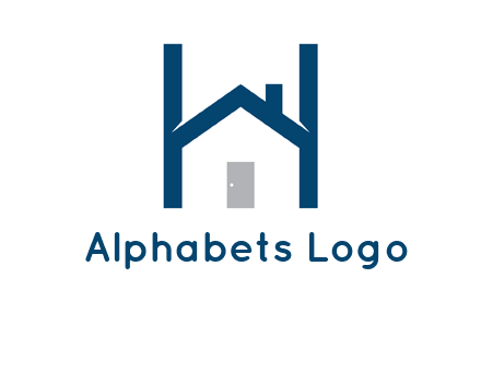 letter h house logo