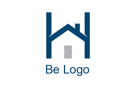 letter h house logo