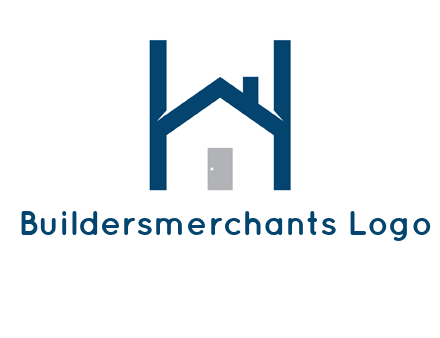 letter h house logo