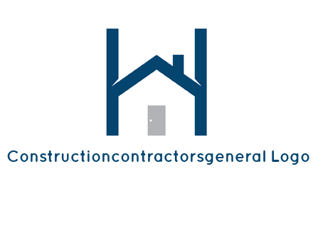 letter h house logo