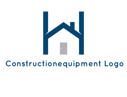 letter h house logo