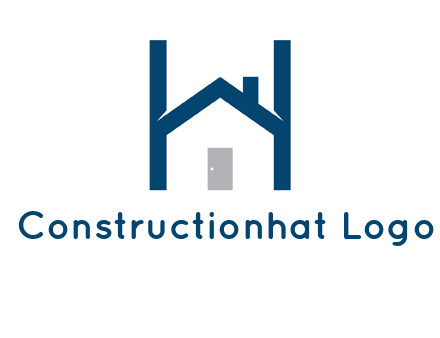 letter h house logo