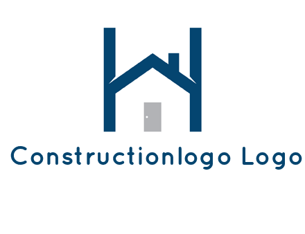 letter h house logo