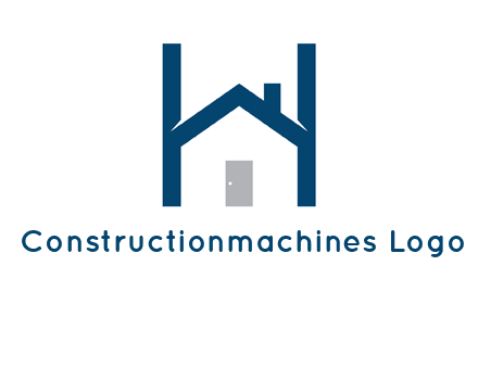 letter h house logo