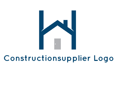 letter h house logo