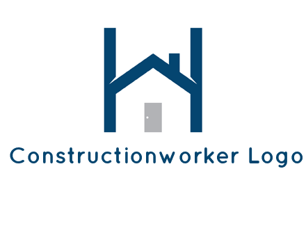 letter h house logo
