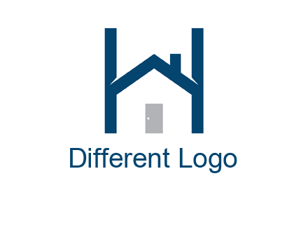 letter h house logo