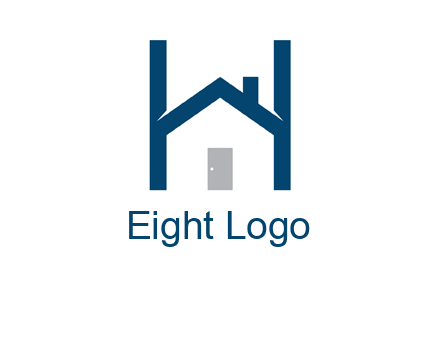 letter h house logo
