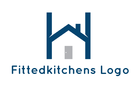 letter h house logo