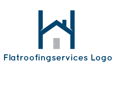 letter h house logo