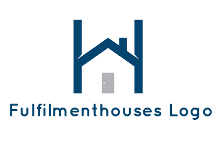 letter h house logo