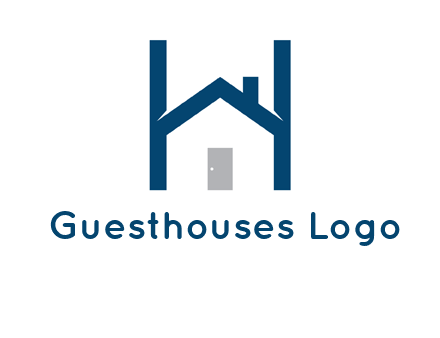 letter h house logo