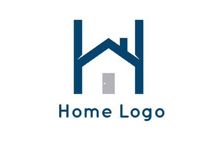 letter h house logo
