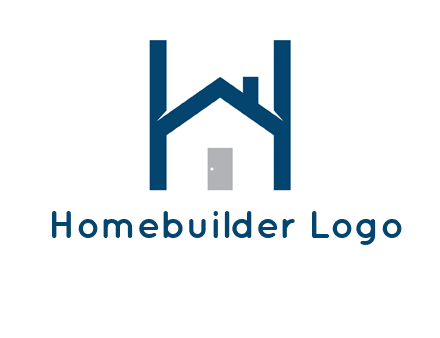 letter h house logo