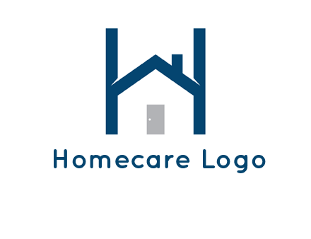 letter h house logo