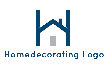 letter h house logo