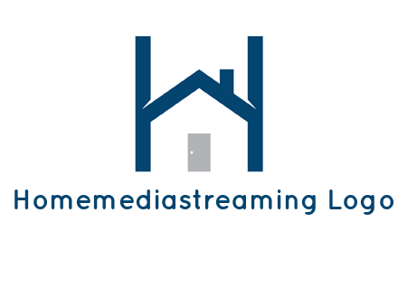 letter h house logo