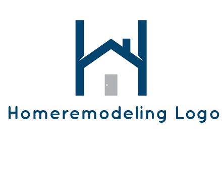 letter h house logo