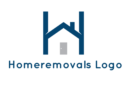 letter h house logo