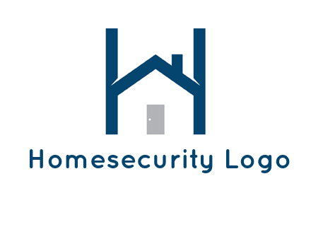 letter h house logo