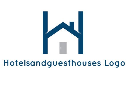 letter h house logo