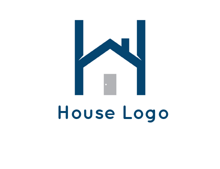 letter h house logo