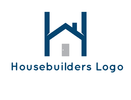 letter h house logo