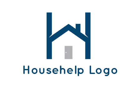 letter h house logo