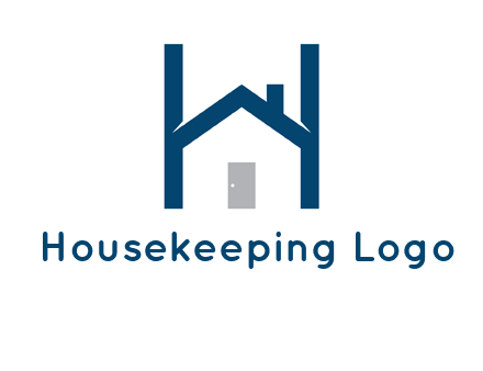 letter h house logo