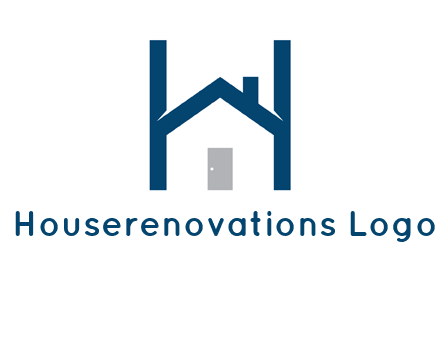 letter h house logo