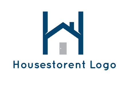 letter h house logo