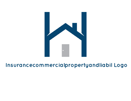 letter h house logo