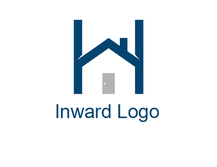 letter h house logo