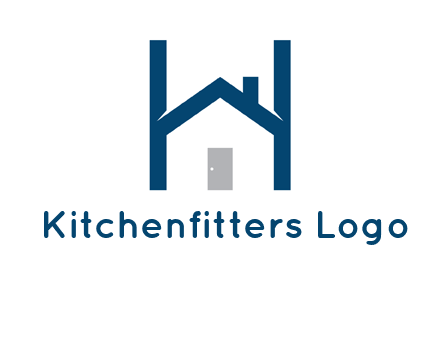 letter h house logo