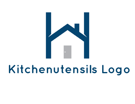 letter h house logo